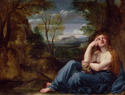 Maria Maddalena in un paesaggio, c.1599 da Annibale Carracci